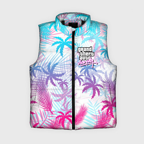 Женский жилет GTA VICE CITY / 3D-Черный – фото 1