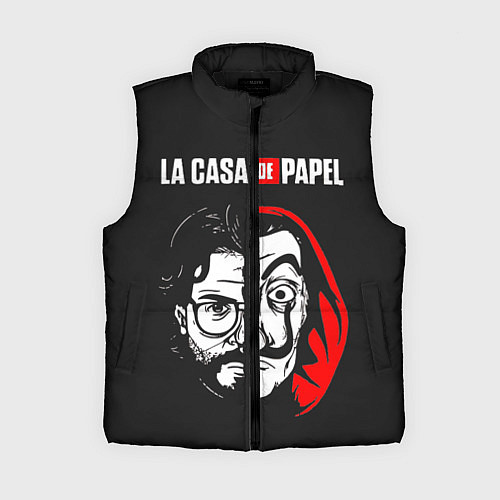 Женский жилет La casa de papel / 3D-Черный – фото 1