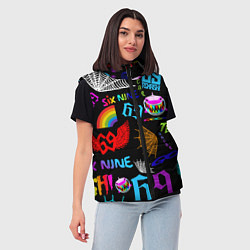 Женский жилет 6IX9INE, цвет: 3D-красный — фото 2