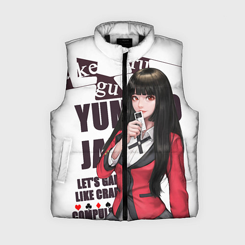 Женский жилет Kakegurui / 3D-Черный – фото 1