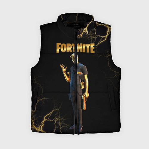Женский жилет Gold Midas Fortnite 2 / 3D-Черный – фото 1