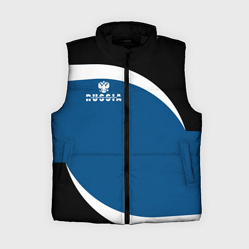 Женский жилет Russia / 3D-Черный – фото 1
