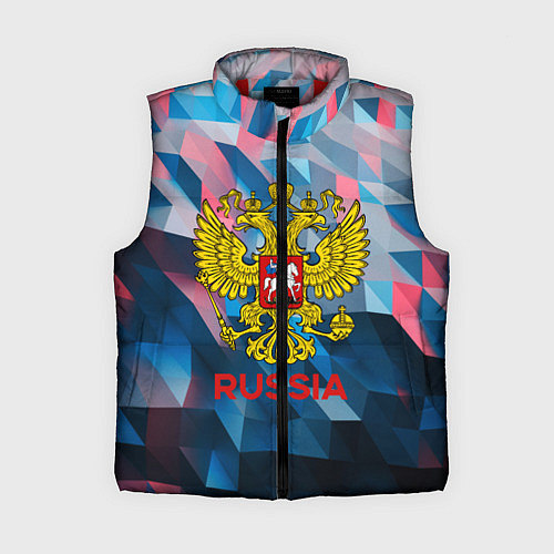 Женский жилет RUSSIA / 3D-Красный – фото 1