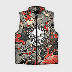 Женский жилет CYBERPUNK2077 SAMURAI, цвет: 3D-светло-серый