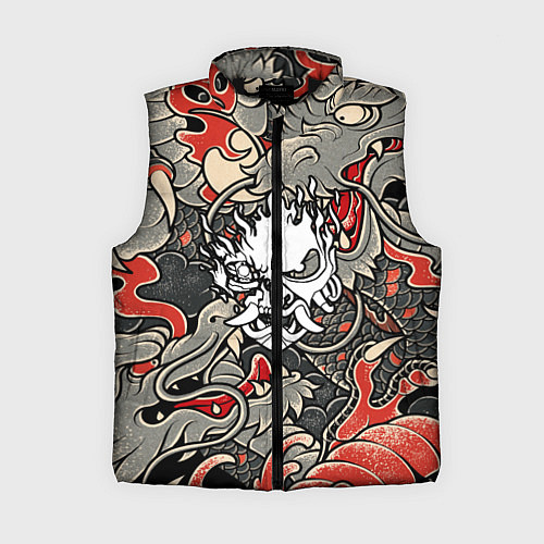 Женский жилет CYBERPUNK2077 SAMURAI / 3D-Черный – фото 1