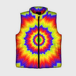 Женский жилет Tie-Dye, цвет: 3D-красный