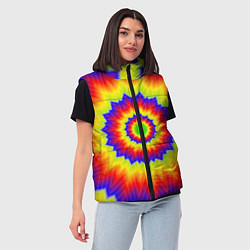 Женский жилет Tie-Dye, цвет: 3D-красный — фото 2