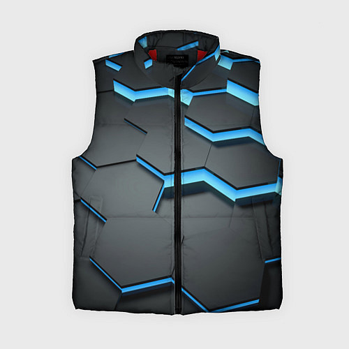 Женский жилет 3D Плиты / 3D-Красный – фото 1