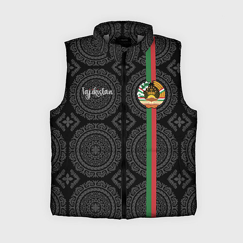 Женский жилет Таджикистан / 3D-Светло-серый – фото 1