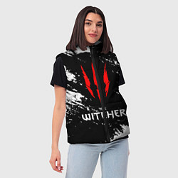 Женский жилет The Witcher, цвет: 3D-черный — фото 2
