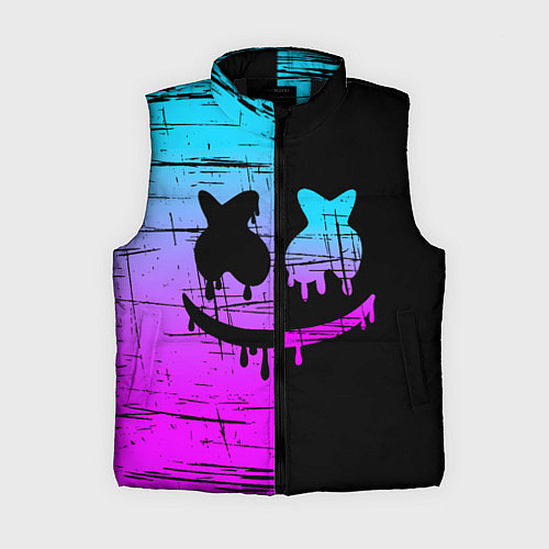 Женский жилет FORTNITE MARSHMELLO / 3D-Черный – фото 1