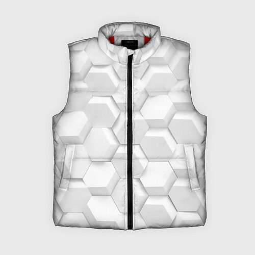 Женский жилет 3D WHITE / 3D-Красный – фото 1