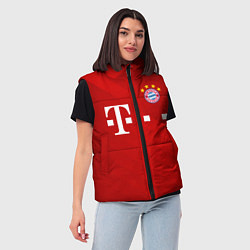 Женский жилет FC Bayern Munchen, цвет: 3D-светло-серый — фото 2