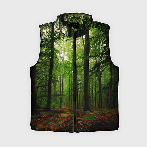 Женский жилет Лес / 3D-Черный – фото 1