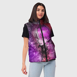 Женский жилет Шото Тодороки, цвет: 3D-красный — фото 2