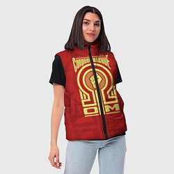 Женский жилет Электрическое сопротивление, цвет: 3D-красный — фото 2