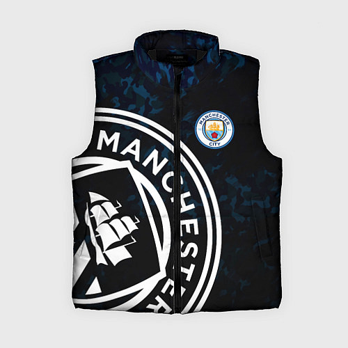 Женский жилет Manchester City / 3D-Черный – фото 1