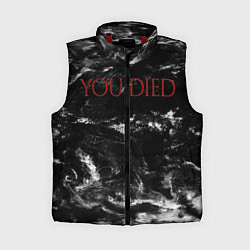 Женский жилет YOU DIED, цвет: 3D-красный