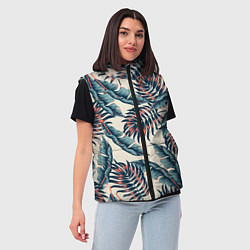 Женский жилет Тихие тропики, цвет: 3D-черный — фото 2