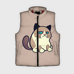 Женский жилет Великий Grumpy Cat, цвет: 3D-красный