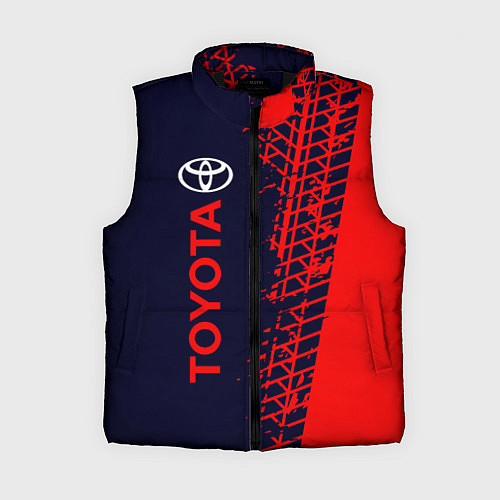 Женский жилет TOYOTA ТОЙОТА / 3D-Черный – фото 1