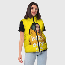 Женский жилет Billie Eilish Билли Айлиш, цвет: 3D-светло-серый — фото 2