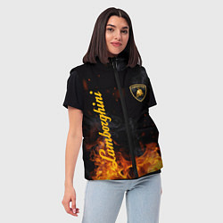 Женский жилет LAMBORGHINI, цвет: 3D-черный — фото 2