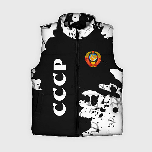 Женский жилет СССР USSR / 3D-Светло-серый – фото 1
