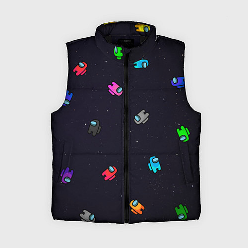 Женский жилет Among Us / 3D-Черный – фото 1