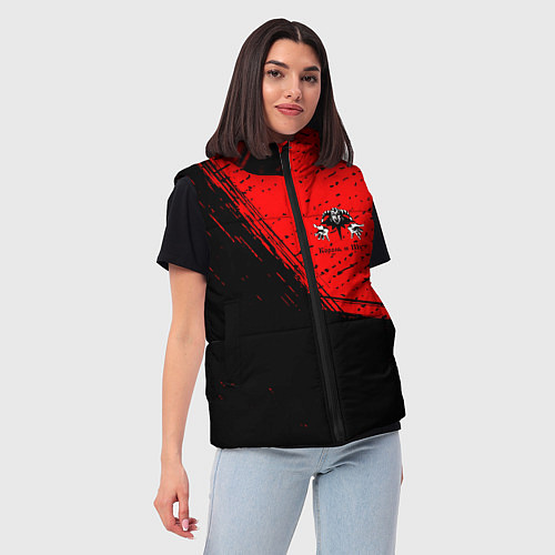 Женский жилет КОРОЛЬ И ШУТ / 3D-Красный – фото 3