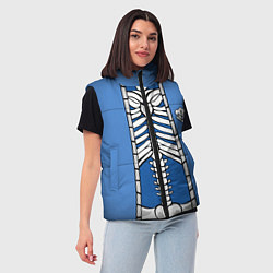 Женский жилет КУРТКА САНСА SANS, цвет: 3D-красный — фото 2