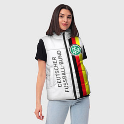 Женский жилет СБОРНАЯ ГЕРМАНИЯ, цвет: 3D-черный — фото 2