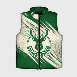 Женский жилет Милуоки Бакс, цвет: 3D-светло-серый