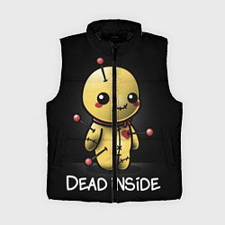 Женский жилет DEAD INSIDE, цвет: 3D-черный