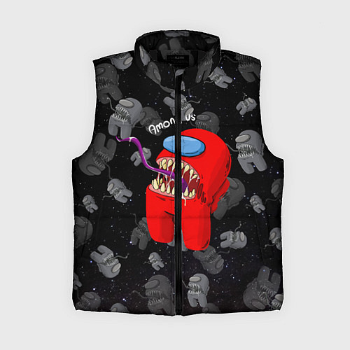 Женский жилет AMONG US / 3D-Черный – фото 1
