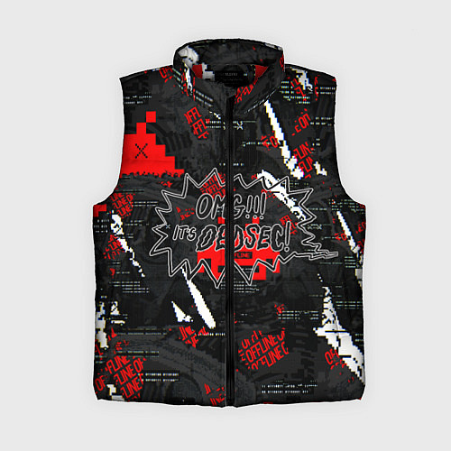 Женский жилет Watch Dogs: Legion / 3D-Красный – фото 1