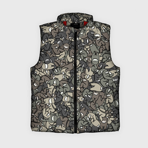 Женский жилет Камуфляж Амонг Ас / 3D-Красный – фото 1