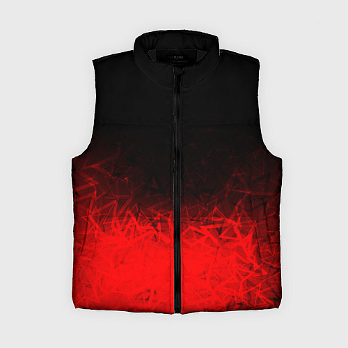Женский жилет КРАСНО-ЧЕРНЫЙ ГРАДИЕНТ / 3D-Черный – фото 1