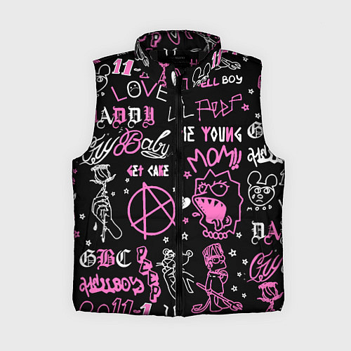 Женский жилет LIL PEEP / 3D-Черный – фото 1