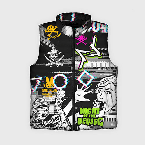 Женский жилет Watch Dogs / 3D-Черный – фото 1