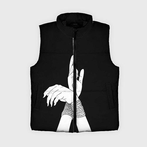 Женский жилет Связанные руки эстетика / 3D-Черный – фото 1