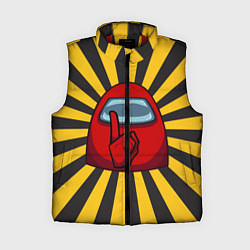 Женский жилет Among Us RED Z, цвет: 3D-красный