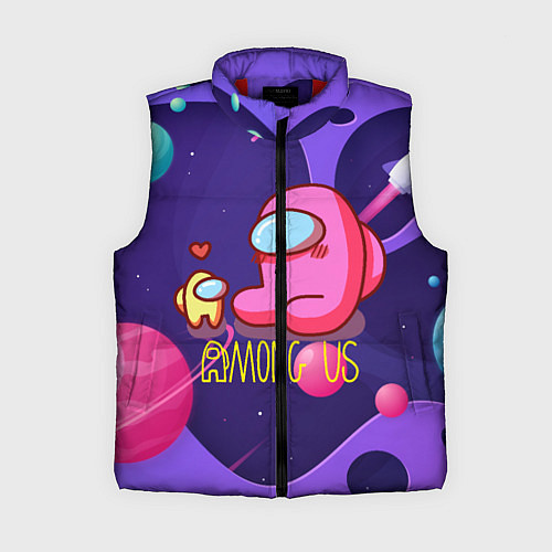 Женский жилет Among Us Love / 3D-Красный – фото 1