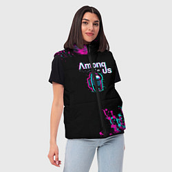 Женский жилет Among Us, цвет: 3D-черный — фото 2