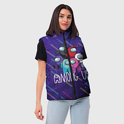 Женский жилет Among Us, цвет: 3D-красный — фото 2