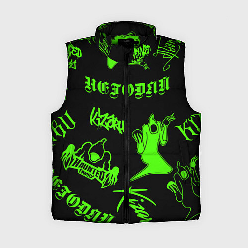 Женский жилет KIZARU HAUNTED FAMILY / 3D-Черный – фото 1