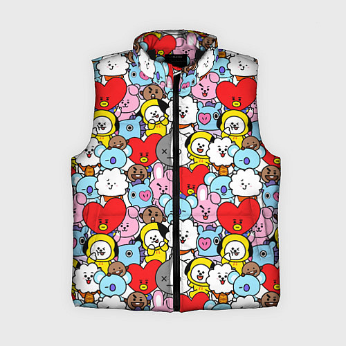 Женский жилет BT21 BTS / 3D-Черный – фото 1