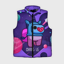 Женский жилет Among Us x Fortnite, цвет: 3D-светло-серый