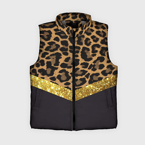 Женский жилет Леопардовый принт / 3D-Светло-серый – фото 1