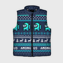 Женский жилет AMONG US НОВОГОДНИЙ